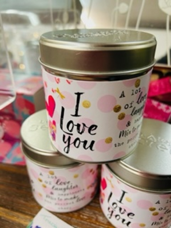I Love You Candle buy online or call 01427 610226