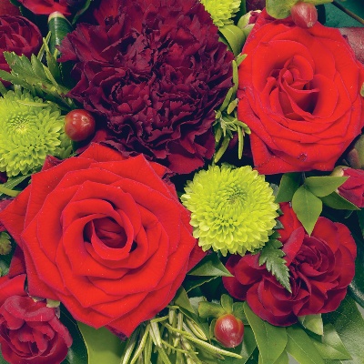 Posy   Red and Green