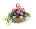 Funeral Basket Pink & Purple