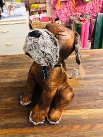 Brown Dog doorstop