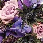 Wreath Leaf Edging  Purple and Lilac